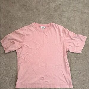 COS Blush Pink oversized tee